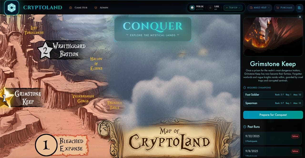 Cryptoland Game